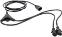 Hawa 1008272 Apparaat (koud) Y-kabel Zwart 2.35 m