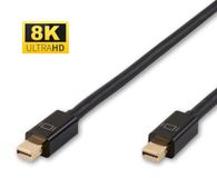 Microconnect MDPMDP1BV1.4 DisplayPort Kabel 1 m Mini DisplayPort Zwart