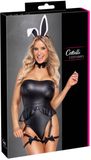 Cottelli - déguisement lapin sexy - 3 pièces - noir - L