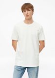 s.Oliver T-shirt crème katoen/polyester ronde hals korte mouw S