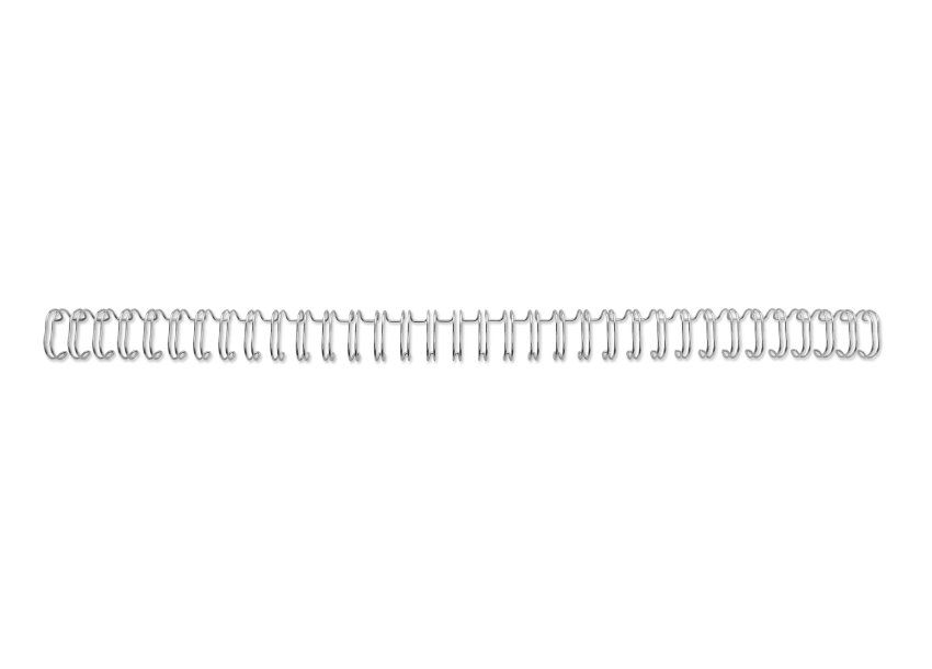 GBC WireBind 34 rings A4 Zilver Metaal 1 cm 250 stuks