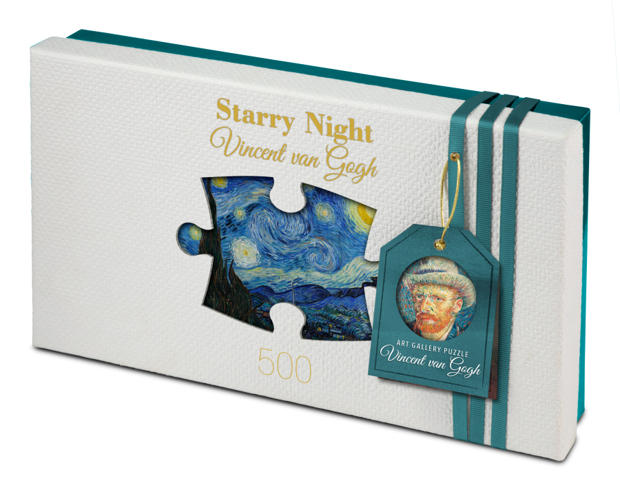 Tucker's Fun Factory Art Gallery - Starry Night Vincent van Gogh Puzzel (500 stukjes)