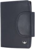 Golden Head Leren portemonnee Polo RFID Protect Kombischeintasche mit Riegel 1439 Marineblau