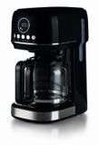 Ariete 1396 Moderna - Filter Koffiezetapparaat - LCD display - 1.5 liter - Timer - Zwart
