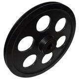 cyclingcolors 1 x V-riemschijf 1 groef Z of SPZ buitendiameter 254 mm primitieve diameter 250 mm gietijzer bouwmachine bosbouw mechanische landbouw