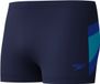 Speedo Hyperboom Aquashort Heren - Zwembroek Heren - Chloorbestendige Zwemshort Heren - Zwemboxer Heren met Trekkoord - Marine/Blauw - S