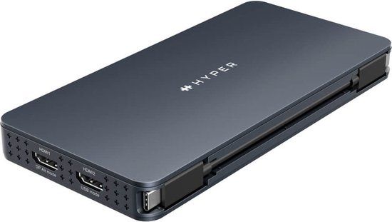Hyper HyperDrive Next Bedraad USB 3.2 Gen 2 (3.1 Gen 2) Type-C - Grijs