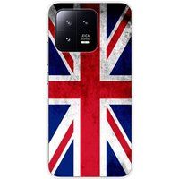 1001 coques Xiaomi Siliconen hoesje compatibel met Xiaomi 13 Engelse vlag