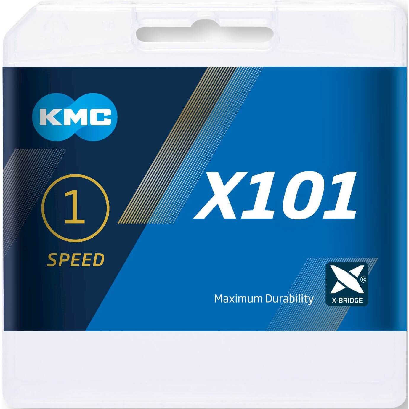 KMC X101 Silver - 10 Speed Chain - 4715575890104