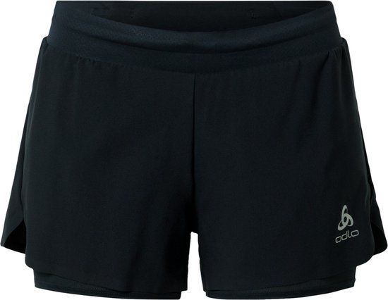 ODLO Zeroweight 2in1 Short 3'' Dames - Sportbroeken - zwart - Vrouwen
