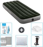 Intex Luchtbed - 1-Persoons - 76 x 191 x 25 cm - Groen
