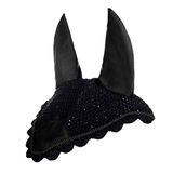 HKM Ear Bonnet Black/Black Cob