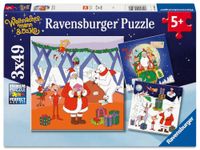 Kinderpuzzle Ravensburger Kinderpuzzle 3x49 Teile - Weihnachtsmann & Co.KG - Weihnachtsmann & Co. KG