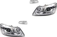 Netparts24 Skoda Koplampset Octavia 1Z 2009-2013 H1 H7 Links Rechts Inclusief Mistlampen