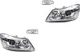Netparts24 Skoda Koplampset Octavia 1Z 2009-2013 H1 H7 Links Rechts Inclusief Mistlampen