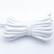 Shenzhen Haorui Industrial Technology Co., Ltd. 2 paires de lacets de chaussures de sport ronds de 80 cm de long - 5 mm d'épaisseur - blanc blanchi