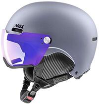 UVEX hlmt 500 visor V, Skihelm Unisex-Volwassene, strato met mat, 55-59 cm