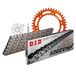 Kettingset DID Kettingset Alu 520ZVM-X / 118 Eindeloos oranje voor KTM EXE Super Enduro Moto 125 cc Bj. 2000-2001