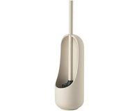 Zone Denmark Nova Toiletborstel met Houder - WC Borstel Vrijstaand - Toilet & Badkamer Accessoires - Beton - 41 x 11,8 cm - Sand
