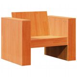 VidaXL Banc de jardin 79x60x62 cm pin massif brun lavé