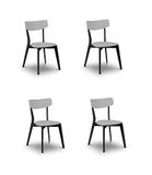 Julian Bowen Casa eetkamerstoelen grijs (set van 4)