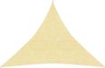 vidaXL Zonnezeil 160 g/m² 3x3x3 m HDPE Beige