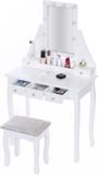 Viking Choice Kaptafel - Wit - 147x80x40cm