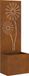 vidaXL Pare-vue Rouille 50 x 32 x 150 cm Acier Corten