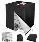 OEM Bol Afdekzeil voor IBC 1000L - UV-bescherming en waterdicht - Zwart