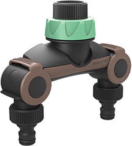 G.F. 2 weg waterverdeler RECO - Dubbele Uitlaatkraan - Waterverdeler