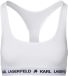 KARL LAGERFELD LOGO BRALETTE Wit S EU