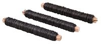 Rayher Knutselaccessoires, gegloeid, zwart, 3 stuks à 100 g, zak 300 g