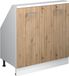 Vicco Rion Kast voor schuine wand – met 2 deuren Artisanaal eiken/wit