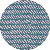 Bonateks Ronde digitaal bedrukte muismat, antislip onderkant, voor kantoor en thuis, diameter: 22 cm