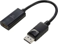 Renkforce RF-5596324 Adaptateur DisplayPort / HDMI Noir 4K UHD 23 cm