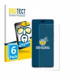 BROTECT Screenprotector voor Huawei Nova 12 Pro - Folie Beschermfolie Transparant 6 Stuks