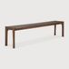 Ethnicraft Banc de salle à manger PI Verni Teck, 186cm - Brun
