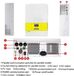 Merkloos / Sans marque Corvance B.V. Zonnomvormer – Hybride Omvormer – Pure Sinus Omvormer – Solar Omvormer – 48V Zonnestroom Omvormer – 5600W Vermogen – MPPT Zonnelaadregelaar