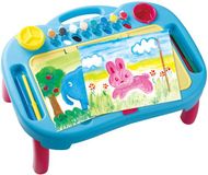 Playgo creatieve draagbare tekentafelset voor kinderen 19-delig multi kleuren.