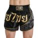 Leone1947 Short de kickboxing et Muay Thai Noir L Homme