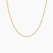 Collier Jerry Argent Doré à l'Or 750/1000