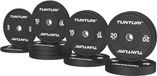 Tunturi Platinum Plaques pare-chocs - Set de 120kg - Noir