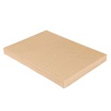 100 stuks - deksel voor dozen 253,15 300 g/m2, 36,4 x 25,5 x 3 cm, natuurlijke kracht