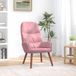 VidaXL Relaxstoel fluweel roze