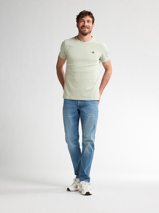 Petrol Industries Russel Spijkerbroek Heren - Regular Tapered Fit - Essentials Collection - Stretch Denim Jeans - 6 Zakken Broek - Blauw - Maat W32L34