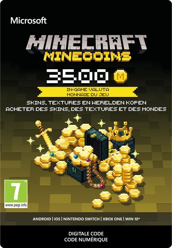 Microsoft Minecraft Minecoin Pack: 3500 Coins