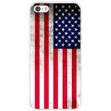 1001 coques Apple iPhone SE Siliconen hoesje Amerikaanse vlag