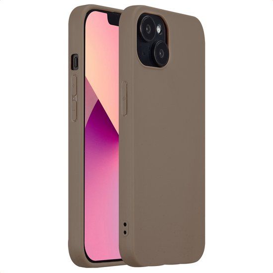 imoshion Color Backcover - Bruin - Geschikt voor Apple iPhone 13