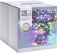 Christmas Decoration Kerstverlichting lichtsnoer - 2x - gekleurd - 320 leds - 2400 cm - groen snoer