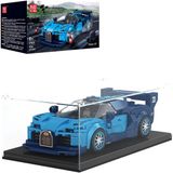Mould King 27001 Speed Models - Bugatti Vision GT - 336 pièces avec vitrine - Compatible Lego - Kit de construction